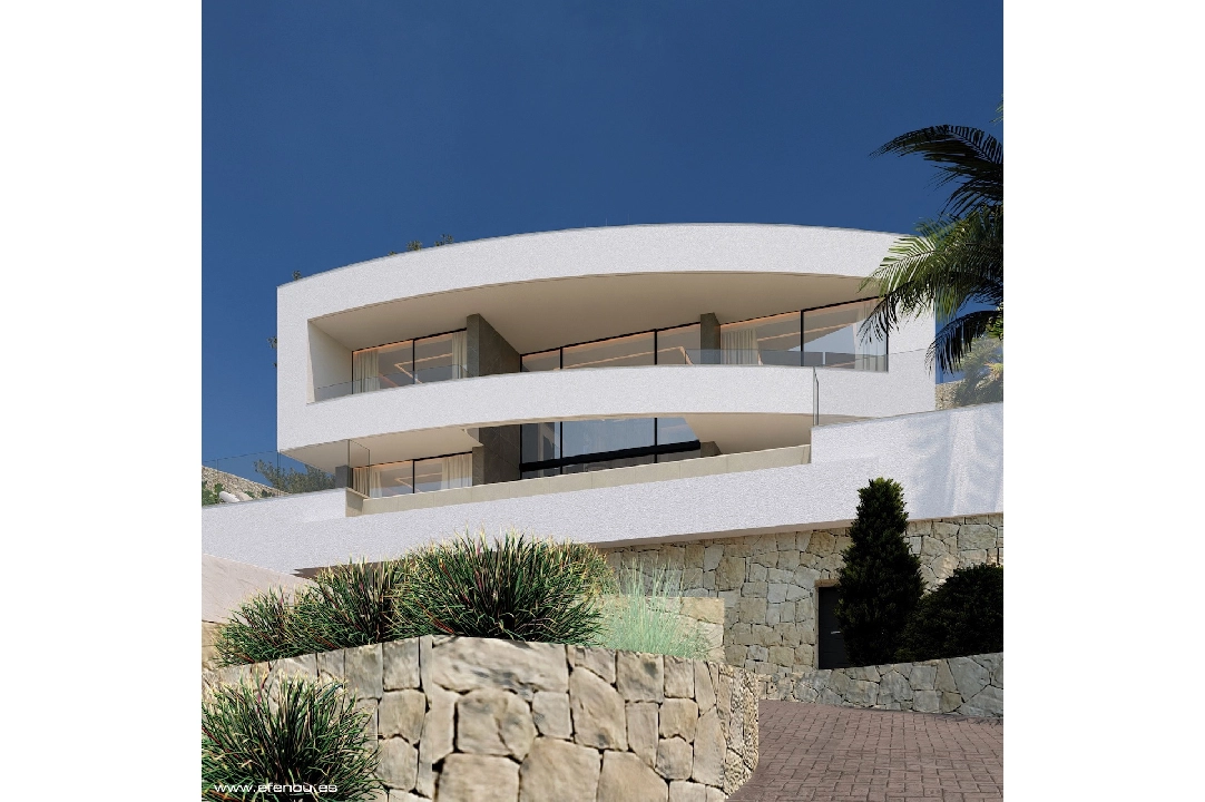 villa in Calpe(Empedrola) for sale, built area 335 m², air-condition, plot area 1042 m², 4 bedroom, 4 bathroom, swimming-pool, ref.: CA-H-1826-AMB-5