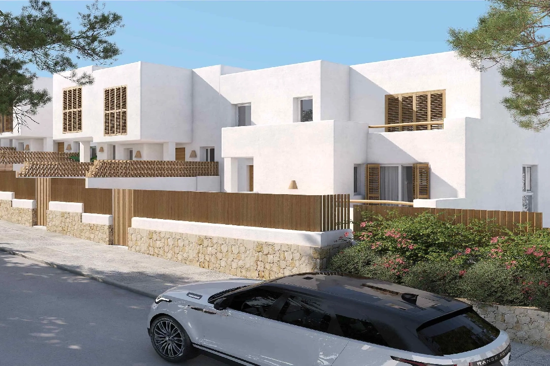 terraced house in Rafol d-Almunia for sale, built area 117 m², air-condition, plot area 82 m², 2 bedroom, 3 bathroom, swimming-pool, ref.: AHR-2B-11