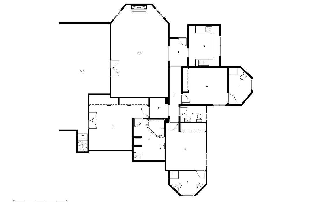 villa in Benitachell(La Cumbre del Sol) for sale, built area 340 m², plot area 994 m², 5 bedroom, 5 bathroom, swimming-pool, ref.: CA-H-1677-AMB-43