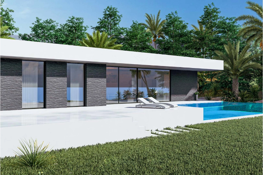 villa in Pedreguer for sale, built area 160 m², year built 2024, + KLIMA, air-condition, plot area 1000 m², 3 bedroom, 2 bathroom, swimming-pool, ref.: BP-8215PED-6