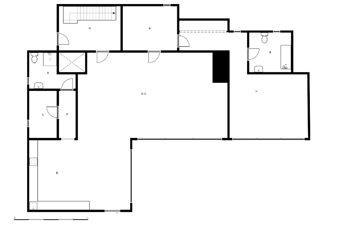 villa in Moraira(Camarrocha) for sale, built area 261 m², air-condition, plot area 831 m², 3 bedroom, 3 bathroom, swimming-pool, ref.: CA-H-1670-AMB-18