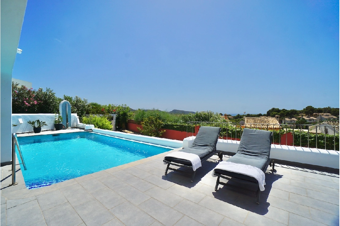 villa in Moraira(Camarrocha) for sale, built area 261 m², air-condition, plot area 831 m², 3 bedroom, 3 bathroom, swimming-pool, ref.: CA-H-1670-AMB-22