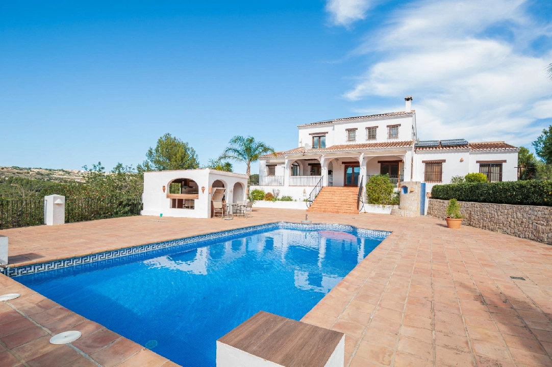 villa in Benissa(Benimarraig) for sale, built area 271 m², plot area 10438 m², 5 bedroom, 3 bathroom, swimming-pool, ref.: COB-3488-10535-26