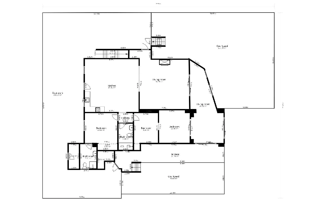 villa in Calpe(Playa De La Fossa) for sale, built area 195 m², air-condition, plot area 500 m², 3 bedroom, 3 bathroom, swimming-pool, ref.: COB-3496-10535-24