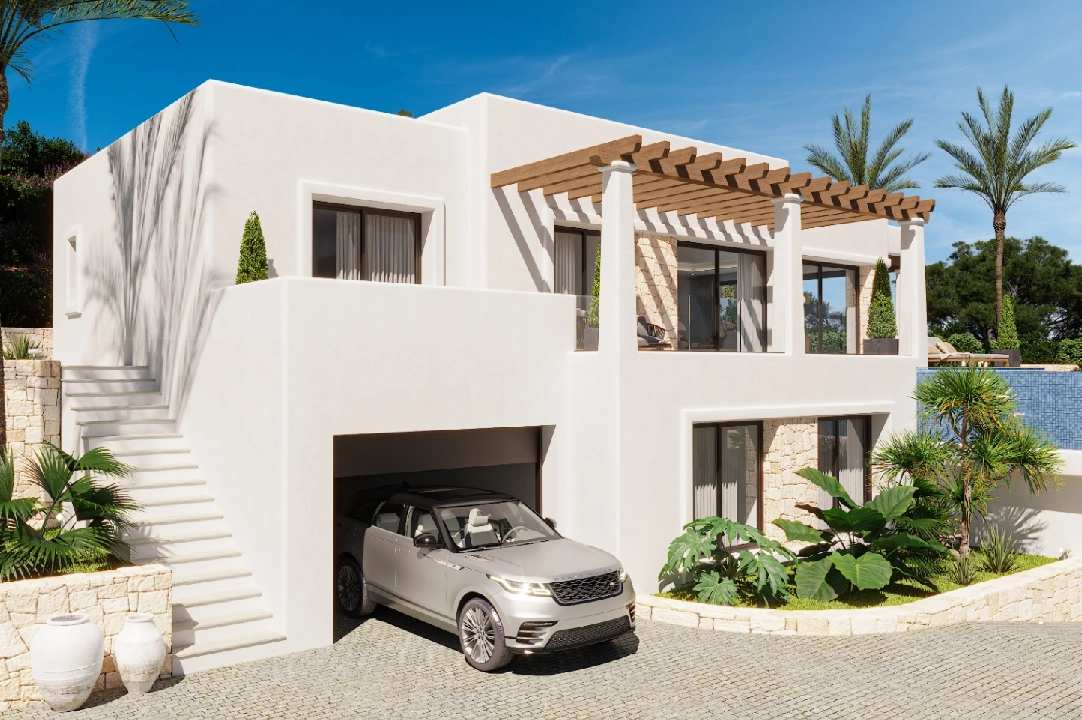 villa in Benissa for sale, built area 256 m², air-condition, plot area 1009 m², 4 bedroom, 4 bathroom, swimming-pool, ref.: UM-UV-IFACH-3