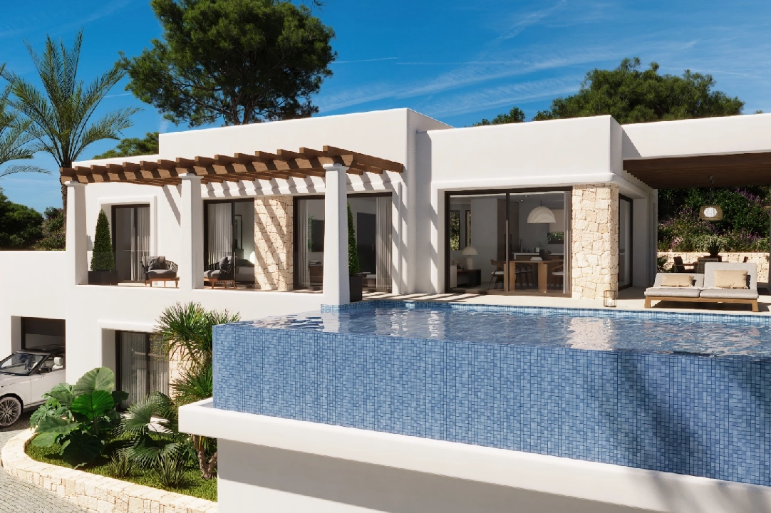 villa in Benissa for sale, built area 256 m², air-condition, plot area 1009 m², 4 bedroom, 4 bathroom, swimming-pool, ref.: UM-UV-IFACH-4