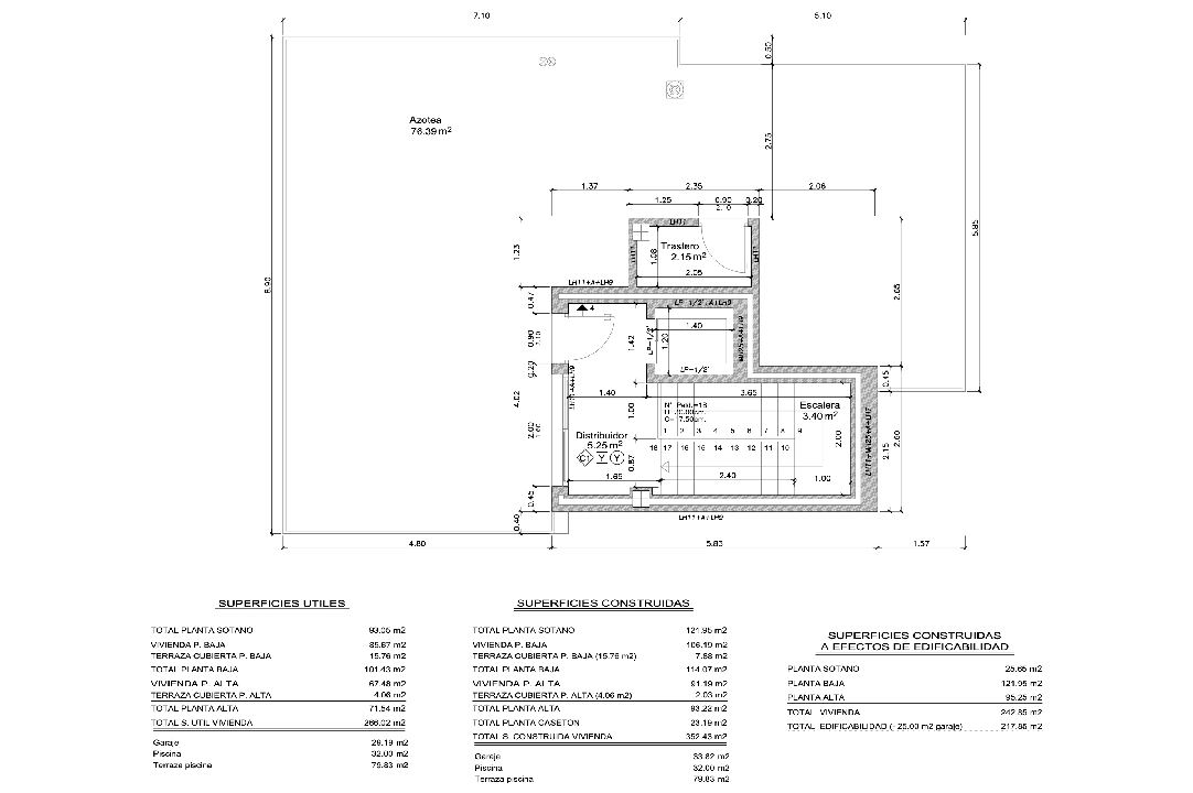 villa in Calpe(Ortembach) for sale, built area 350 m², air-condition, plot area 792 m², 4 bedroom, 4 bathroom, swimming-pool, ref.: CA-H-1849-AMBE-33