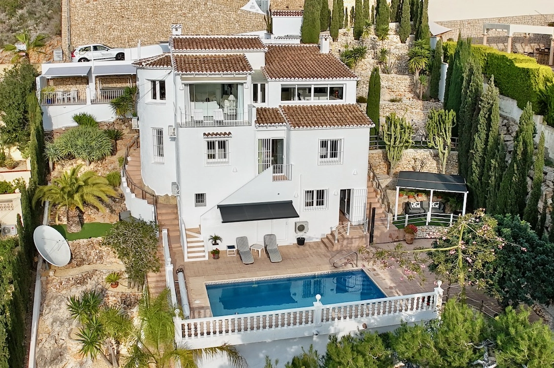 villa in Moraira(Arnella) for sale, built area 248 m², air-condition, plot area 958 m², 5 bedroom, 3 bathroom, swimming-pool, ref.: CA-H-1854-AMB-35