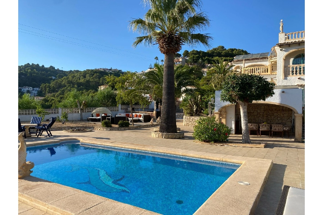 villa in Benissa for sale, built area 354 m², year built 1984, + central heating, plot area 1200 m², 4 bedroom, 4 bathroom, swimming-pool, ref.: FK-0125-2