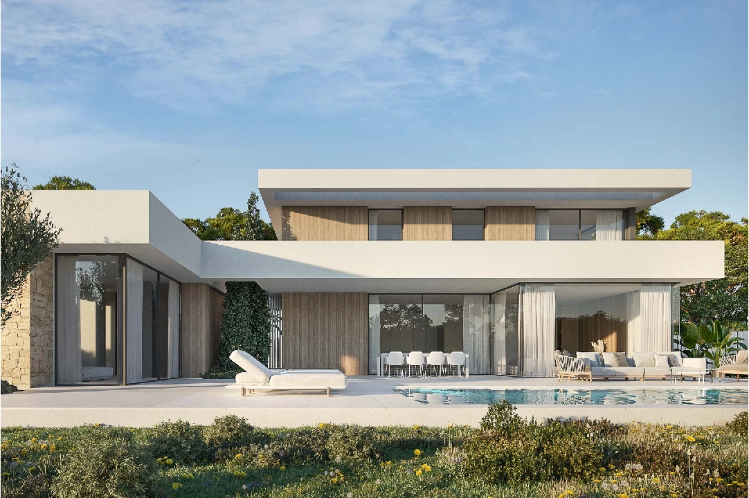 villa in Moraira for sale, built area 395 m², year built 2024, + KLIMA, air-condition, plot area 814 m², 5 bedroom, 5 bathroom, swimming-pool, ref.: BP-8219MOR-1