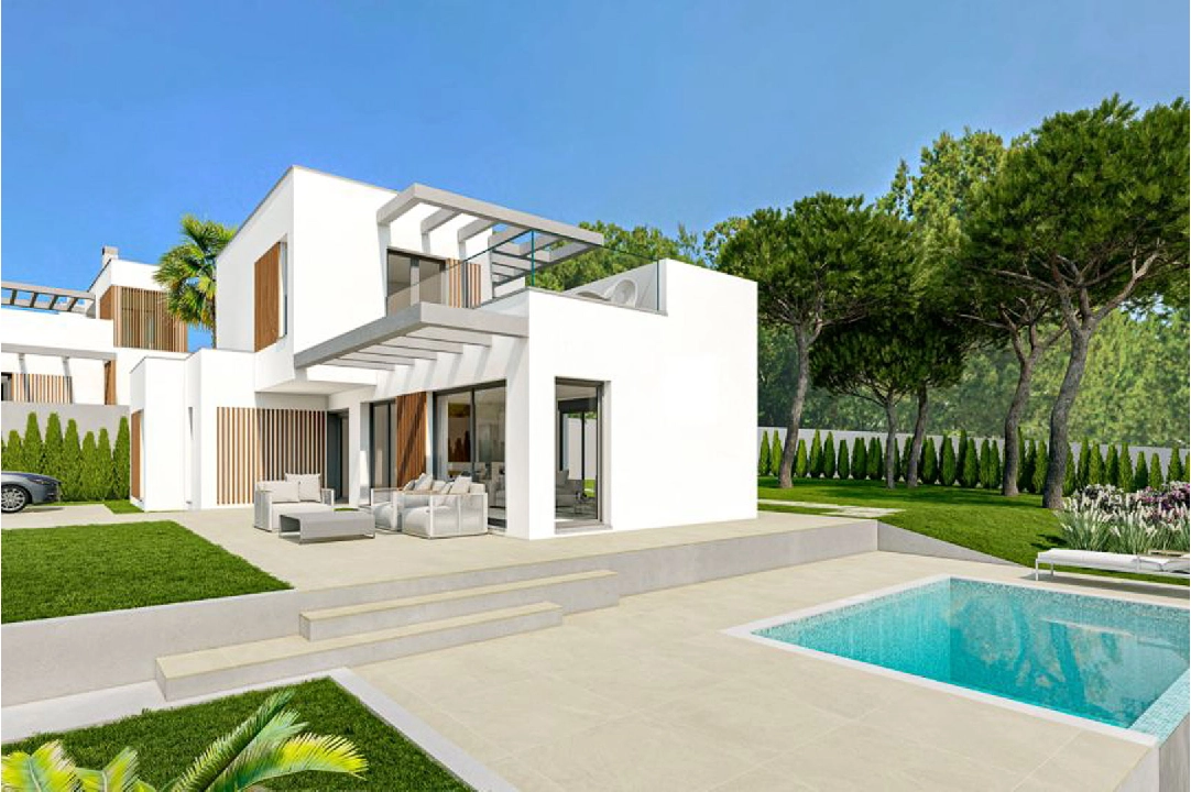 villa in Finestrat for sale, built area 150 m², year built 2024, + KLIMA, air-condition, plot area 409 m², 3 bedroom, 3 bathroom, swimming-pool, ref.: BP-8231FIN-3