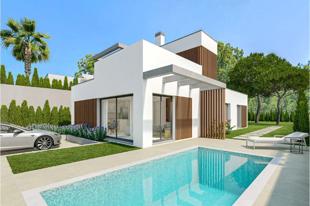 villa in Finestrat for sale, built area 150 m², year built 2024, + KLIMA, air-condition, plot area 409 m², 3 bedroom, 3 bathroom, swimming-pool, ref.: BP-8231FIN-4