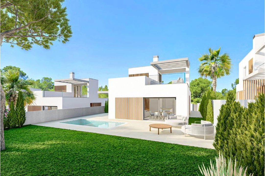 villa in Finestrat for sale, built area 150 m², year built 2024, + KLIMA, air-condition, plot area 409 m², 3 bedroom, 3 bathroom, swimming-pool, ref.: BP-8231FIN-5