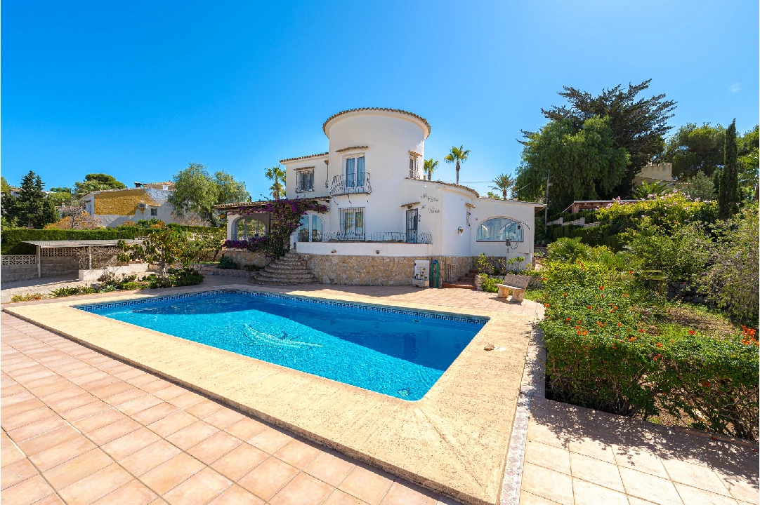 villa in Moraira(Moraira beach) for sale, built area 290 m², plot area 1167 m², 3 bedroom, 2 bathroom, swimming-pool, ref.: CPS-MOR287-1