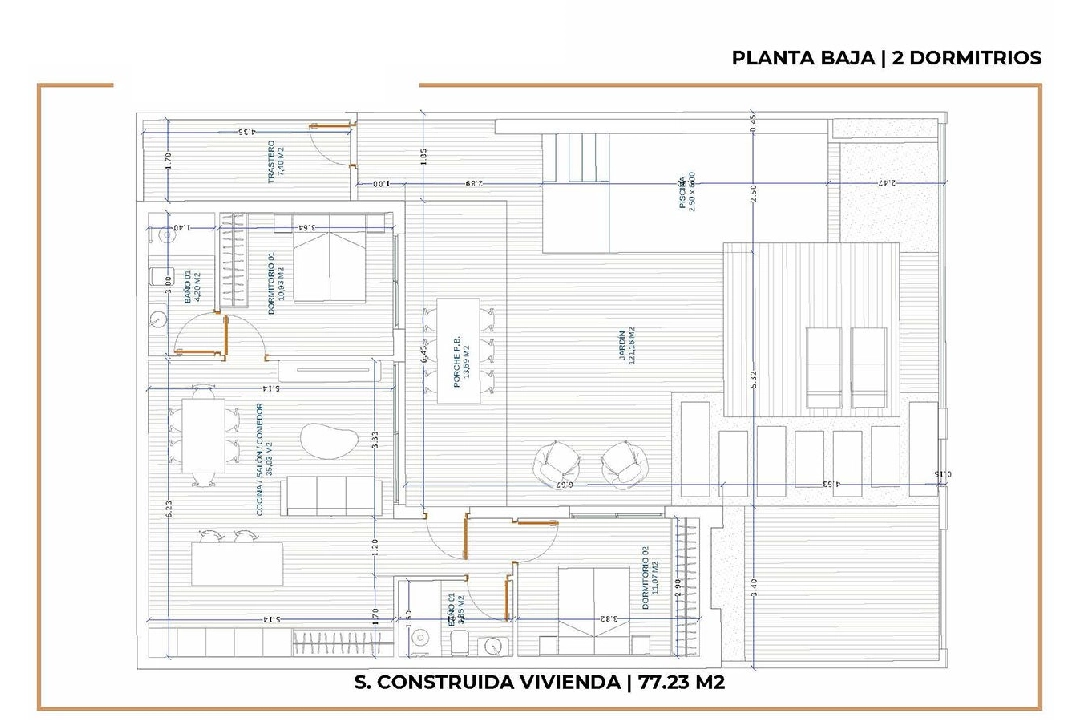 villa in Roldan for sale, built area 77 m², condition first owner, plot area 198 m², 2 bedroom, 2 bathroom, swimming-pool, ref.: HA-RDN-120-E01-8