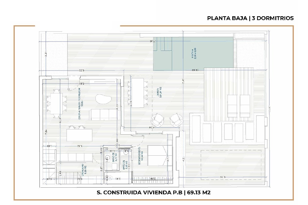 villa in Roldan for sale, built area 113 m², condition first owner, plot area 198 m², 3 bedroom, 2 bathroom, swimming-pool, ref.: HA-RDN-120-E02-11