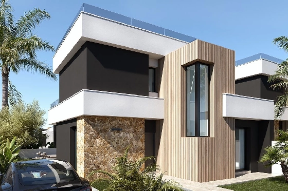 Villa in Ciudad Quesada zu verkaufen, Wohnfläche 200 m², Zustand Erstbezug, Klimaanlage, Grundstück 255 m², 3 Schlafzimmer, 3 Badezimmer, Pool, ref.: HA-CQN-121-E01-8