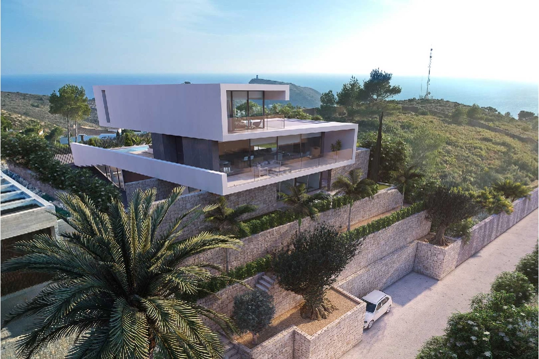 villa in Moraira for sale, built area 568 m², + KLIMA, air-condition, plot area 869 m², 4 bedroom, 8 bathroom, swimming-pool, ref.: BP-8235MOR-2