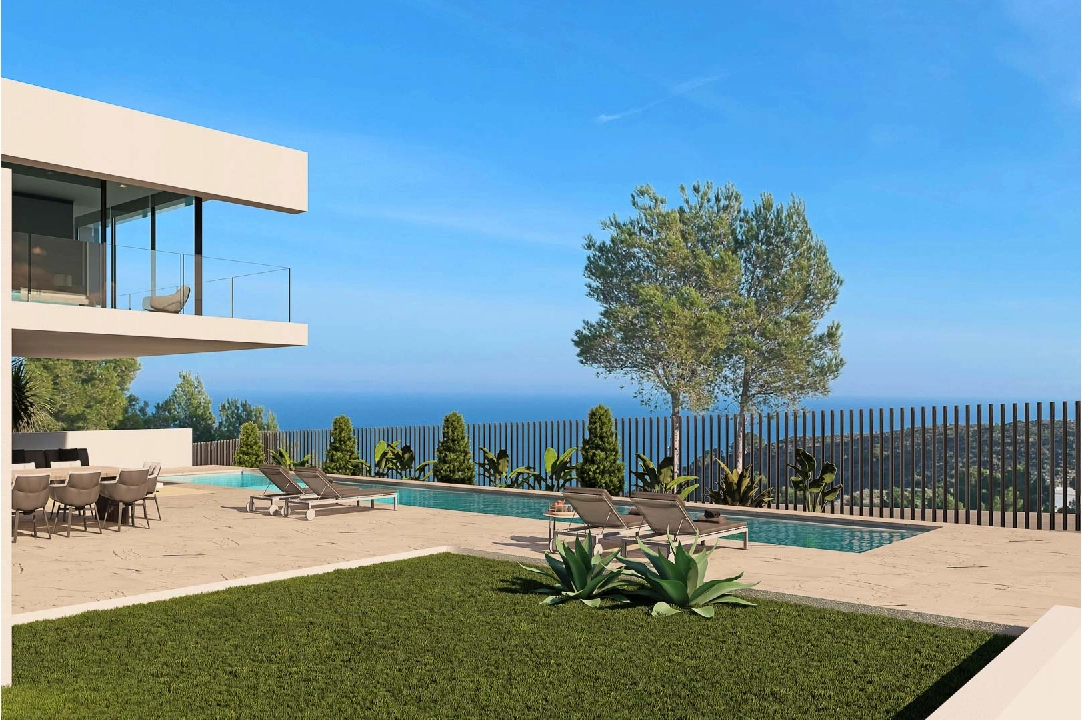 villa in Moraira for sale, built area 568 m², + KLIMA, air-condition, plot area 869 m², 4 bedroom, 8 bathroom, swimming-pool, ref.: BP-8235MOR-4