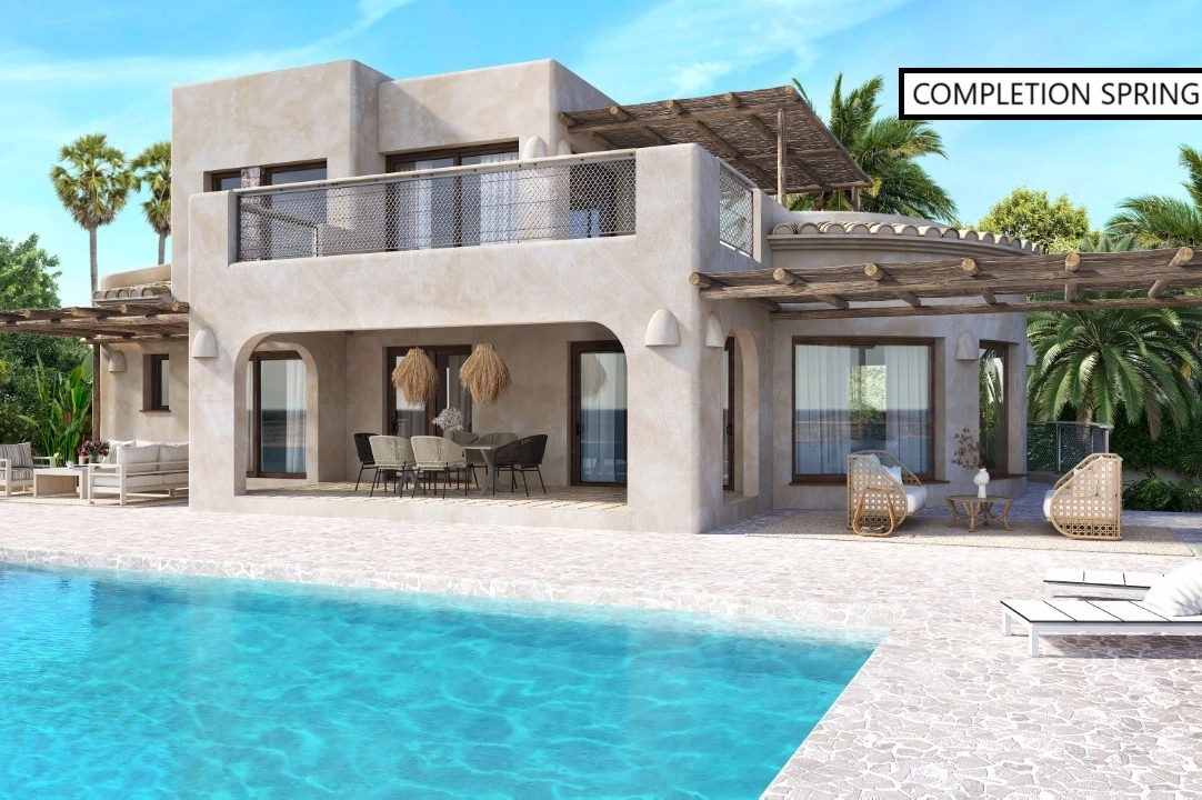 villa in Javea for sale, built area 226 m², year built 2025, air-condition, plot area 1001 m², 4 bedroom, 4 bathroom, swimming-pool, ref.: BP-C3XY4479JAV-1