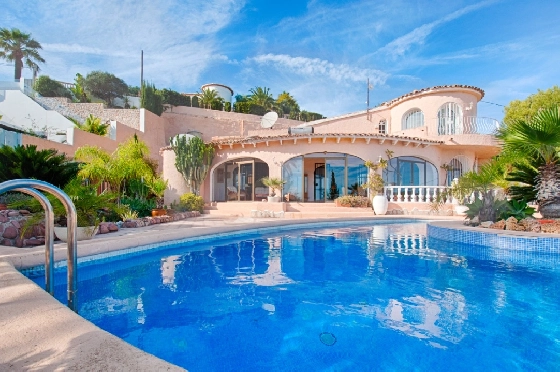 Villa in Moraira zu verkaufen, Wohnfläche 300 m², Baujahr 1984, Klimaanlage, Grundstück 1615 m², 3 Schlafzimmer, 2 Badezimmer, Pool, ref.: AM-12279DA-15
