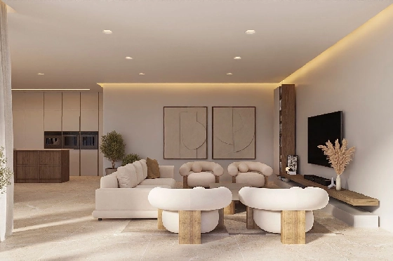 Villa in Moraira zu verkaufen, Wohnfläche 395 m², Baujahr 2025, Klimaanlage, Grundstück 814 m², 4 Schlafzimmer, 3 Badezimmer, Pool, ref.: AM-12303DA-4
