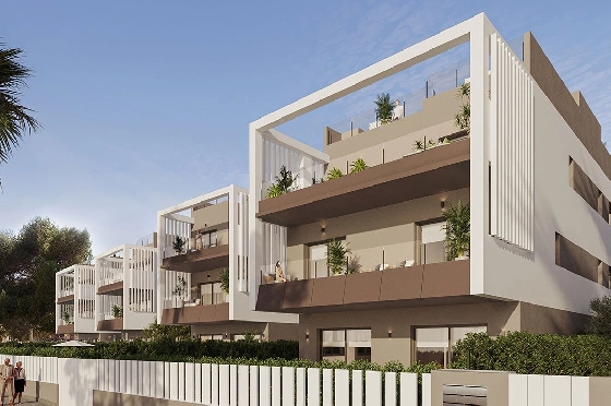 Etagen Apartment in Colonia de Sant Jordi zu verkaufen, Wohnfläche 118 m², Zustand Erstbezug, + fussboden, Klimaanlage, 2 Schlafzimmer, 2 Badezimmer, Pool, ref.: HA-MLN-163-A01-3