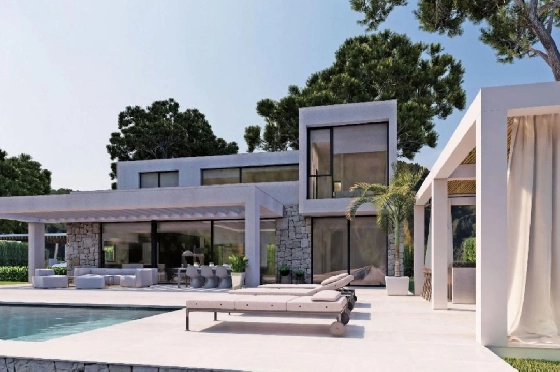 Villa in Javea zu verkaufen, Wohnfläche 250 m², Baujahr 2024, Klimaanlage, Grundstück 1003 m², 4 Schlafzimmer, 3 Badezimmer, Pool, ref.: PR-PPS3198-4