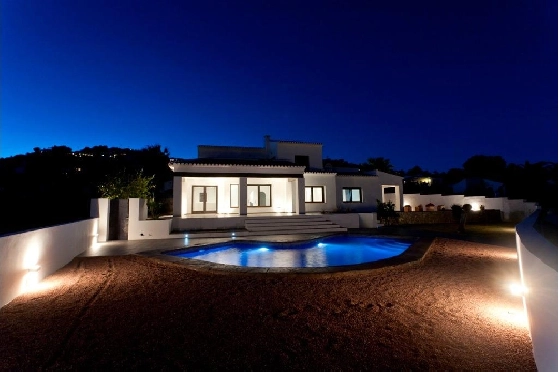 Villa in Moraira zu verkaufen, Wohnfläche 283 m², Baujahr 2023, Klimaanlage, Grundstück 897 m², 3 Schlafzimmer, 3 Badezimmer, Pool, ref.: AM-12030DA-29