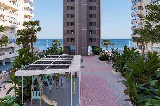Etagen Apartment in Calpe zu verkaufen, Wohnfläche 109 m², Zustand Erstbezug, Klimaanlage, 2 Schlafzimmer, 2 Badezimmer, Pool, ref.: HA-CAN-150-A02-8