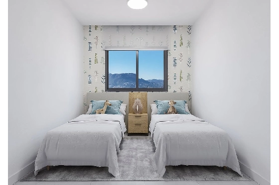 Etagen Apartment in Calpe zu verkaufen, Wohnfläche 125 m², Zustand Erstbezug, Klimaanlage, 3 Schlafzimmer, 2 Badezimmer, Pool, ref.: HA-CAN-150-A03-7