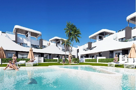 Penthouse Apartment in San Fulgencio zu verkaufen, Wohnfläche 206 m², Zustand Erstbezug, 3 Schlafzimmer, 2 Badezimmer, Pool, ref.: HA-SFN-131-A04-16