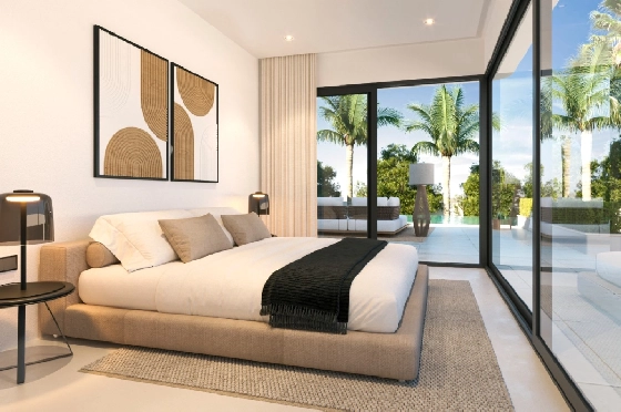 Villa in Javea zu verkaufen, Wohnfläche 200 m², Baujahr 2024, Klimaanlage, Grundstück 977 m², 3 Schlafzimmer, 3 Badezimmer, Pool, ref.: AM-12539DR-8