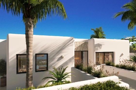 Villa in Javea zu verkaufen, Wohnfläche 150 m², Baujahr 2025, Klimaanlage, Grundstück 978 m², 3 Schlafzimmer, 2 Badezimmer, Pool, ref.: AM-12538DR-3