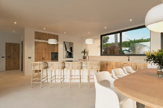 Villa in Javea zu verkaufen, Wohnfläche 150 m², Baujahr 2025, Klimaanlage, Grundstück 978 m², 3 Schlafzimmer, 2 Badezimmer, Pool, ref.: AM-12538DR-5