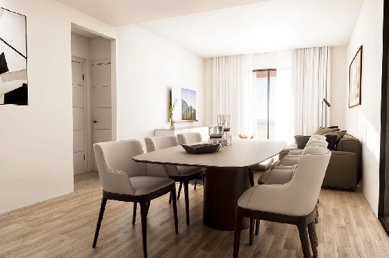 Penthouse Apartment in Finestrat zu verkaufen, Wohnfläche 154 m², Zustand Erstbezug, 2 Schlafzimmer, 2 Badezimmer, Pool, ref.: HA-FIN-318-A02-11
