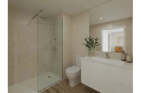 Apartment in Javea zu verkaufen, Wohnfläche 112 m², Baujahr 2025, Klimaanlage, Grundstück 11 m², 3 Schlafzimmer, 3 Badezimmer, Pool, ref.: AH-J-VI-1-1-3-D-11
