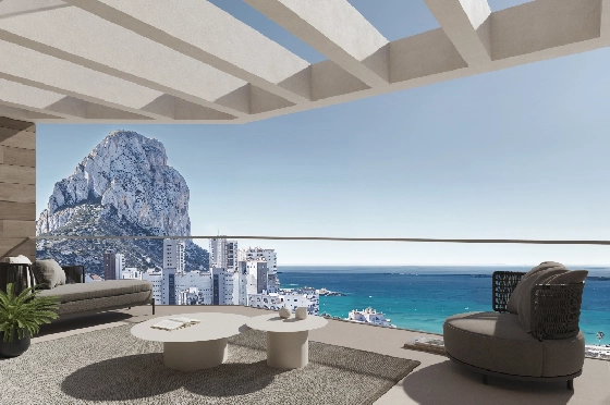 Apartment in Calpe zu verkaufen, Wohnfläche 80 m², Klimaanlage, Grundstück 23 m², 3 Schlafzimmer, 2 Badezimmer, Pool, ref.: GE-J11B-6