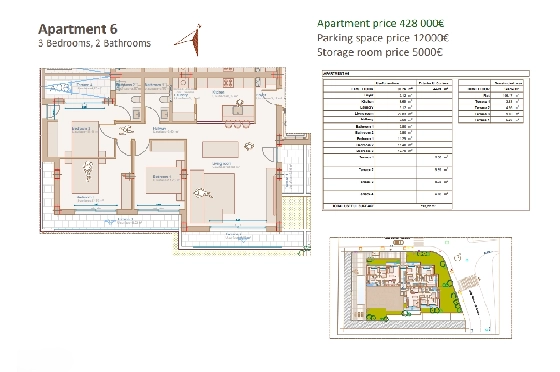 Apartment in Javea zu verkaufen, Wohnfläche 91 m², Klimaanlage, 3 Schlafzimmer, 2 Badezimmer, Pool, ref.: AVS-57544-9