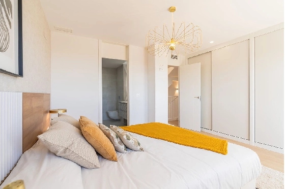 Reihenhaus in La Nucia zu verkaufen, Wohnfläche 157 m², Zustand Erstbezug, Klimaanlage, 4 Schlafzimmer, 3 Badezimmer, Pool, ref.: HA-LNN-130-R01-16