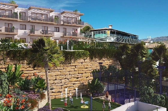Reihenhaus in La Nucia zu verkaufen, Wohnfläche 157 m², Zustand Erstbezug, Klimaanlage, 4 Schlafzimmer, 3 Badezimmer, Pool, ref.: HA-LNN-130-R01-4