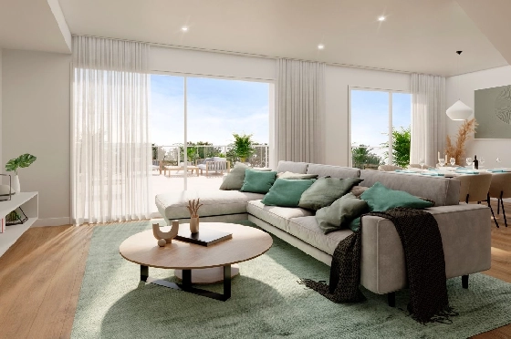 Doppelhaushälfte in Monforte Del Cid(Alenda Golf) zu verkaufen, Wohnfläche 123 m², Grundstück 156 m², 3 Schlafzimmer, 2 Badezimmer, Pool, ref.: TW-ALLURE-13-11