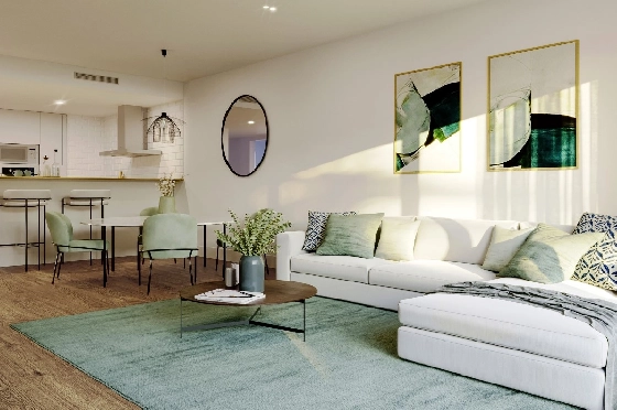 Doppelhaushälfte in Monforte Del Cid(Alenda Golf) zu verkaufen, Wohnfläche 123 m², Grundstück 156 m², 3 Schlafzimmer, 2 Badezimmer, Pool, ref.: TW-ALLURE-13-13