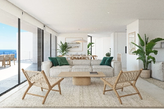 Villa in Benitachell(Cumbre del Sol) zu verkaufen, Wohnfläche 266 m², Grundstück 1000 m², 3 Schlafzimmer, 4 Badezimmer, Pool, ref.: VA-22487-4