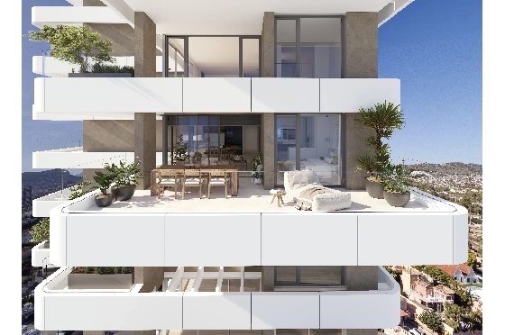 Apartment in Calpe(Calpe) zu verkaufen, Wohnfläche 91 m², 2 Schlafzimmer, 2 Badezimmer, Pool, ref.: VA-EBB18-12