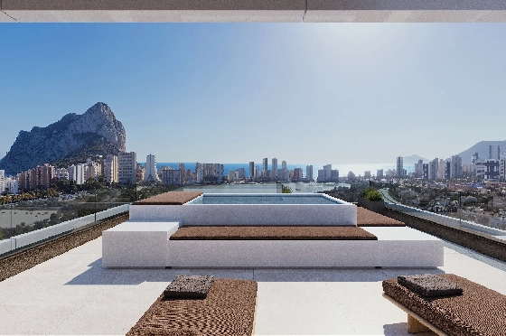 Apartment in Calpe(Calpe) zu verkaufen, Wohnfläche 106 m², 3 Schlafzimmer, 2 Badezimmer, Pool, ref.: VA-EBB24-3