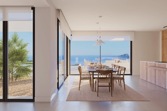 Villa in Benissa(Benissa) zu verkaufen, Wohnfläche 434 m², + Fussbodenheizung, Klimaanlage, Grundstück 1510 m², 4 Schlafzimmer, 6 Badezimmer, Pool, ref.: VA-24551-10
