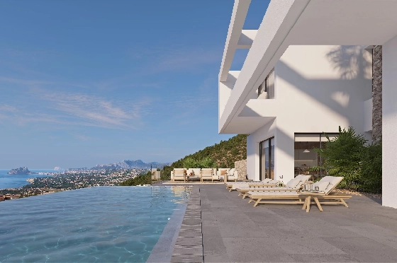 Villa in Benissa(Benissa) zu verkaufen, Wohnfläche 434 m², + Fussbodenheizung, Klimaanlage, Grundstück 1510 m², 4 Schlafzimmer, 6 Badezimmer, Pool, ref.: VA-24551-4