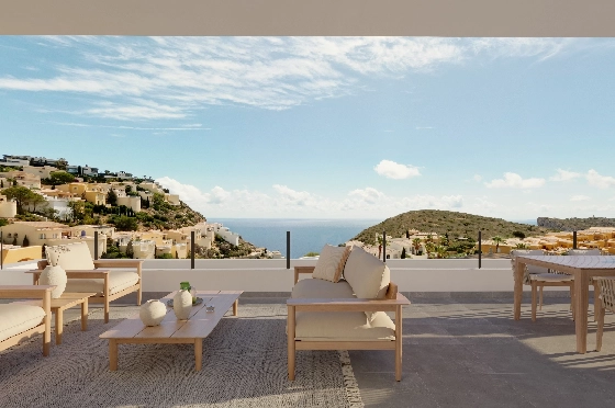 Apartment in Benitachell(Cumbre del Sol) zu verkaufen, Wohnfläche 105 m², 3 Schlafzimmer, 2 Badezimmer, Pool, ref.: VA-PG069-41