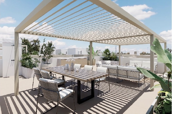 Villa in Los Alcazares zu verkaufen, Wohnfläche 197 m², Zustand Erstbezug, Grundstück 356 m², 3 Schlafzimmer, 3 Badezimmer, Pool, ref.: HA-LAN-451-E03-16